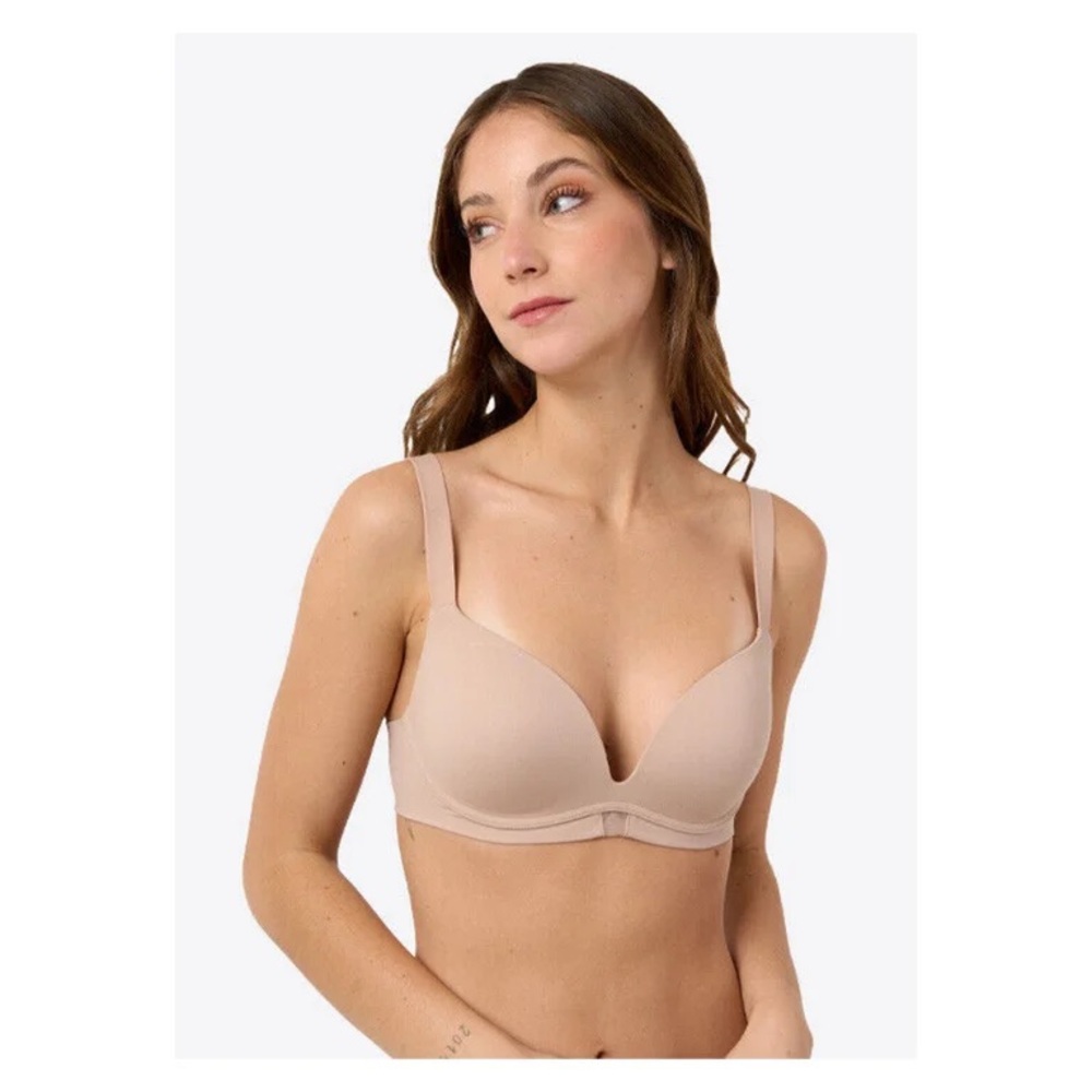 Calvin Klein Effortless Motion Plunge Push-Up Bra